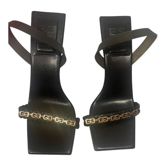 Givenchy G Sandals Square Toe Stiletto Heels Party Formal Mismatched Size 6/7 - Picture 2 of 11